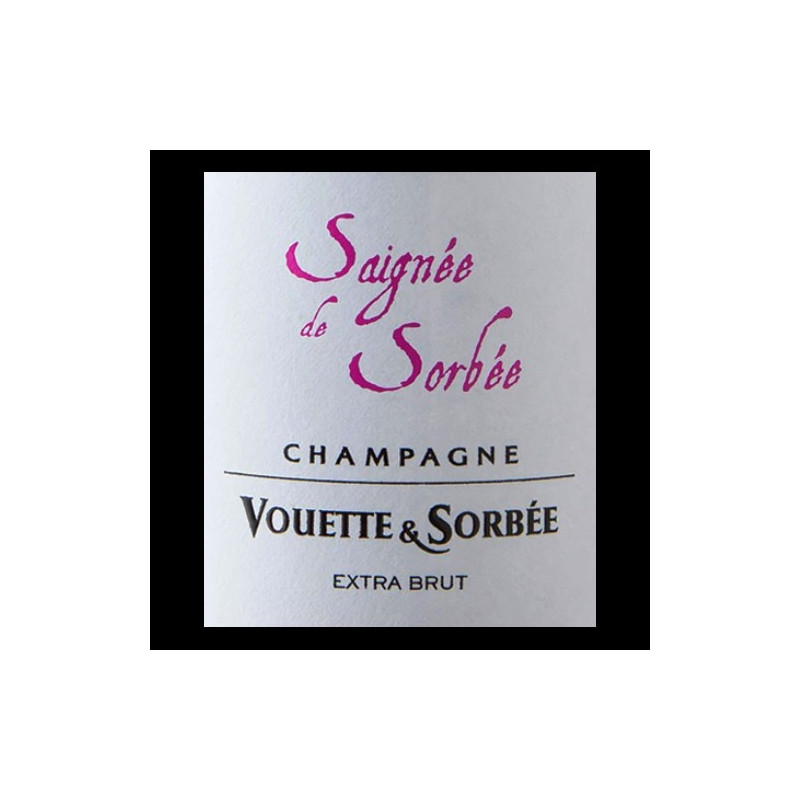 Champagne Vouette et sorbée Saignée de Sorbée R19 - Rosé de