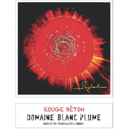 Domaine Blanc Plume Rouge béton 2019