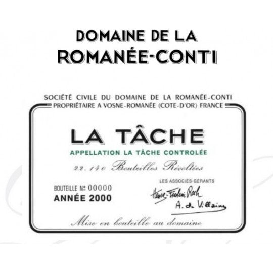 Domaine de la Romanée conti La Tâche Monopole Grand cru 2019