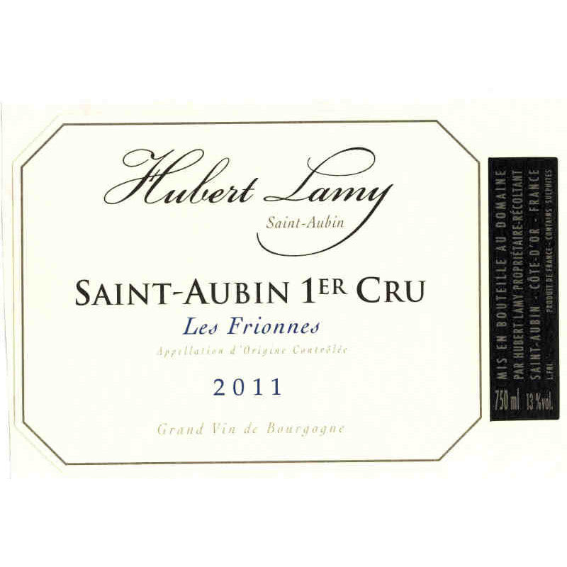 Domaine Hubert Lamy Saint Aubin 1er cru Les Frionnes 2021