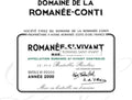 Domaine de la Romanée conti Romanée Saint Vivant Grand cru 2020