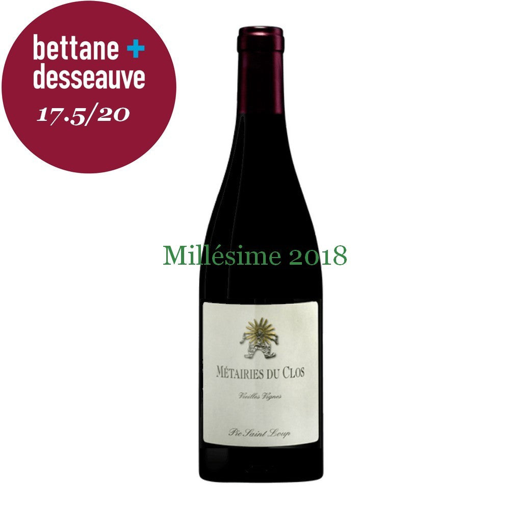 Clos Marie Pic Saint Loup Métairies du Clos 2018