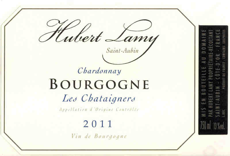 Domaine Hubert Lamy Bourgogne blanc Les Châtaigniers 2022