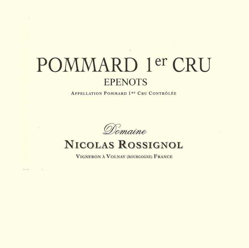 Domaine Nicolas Rossignol Pommard 1er cru Epenots 2018